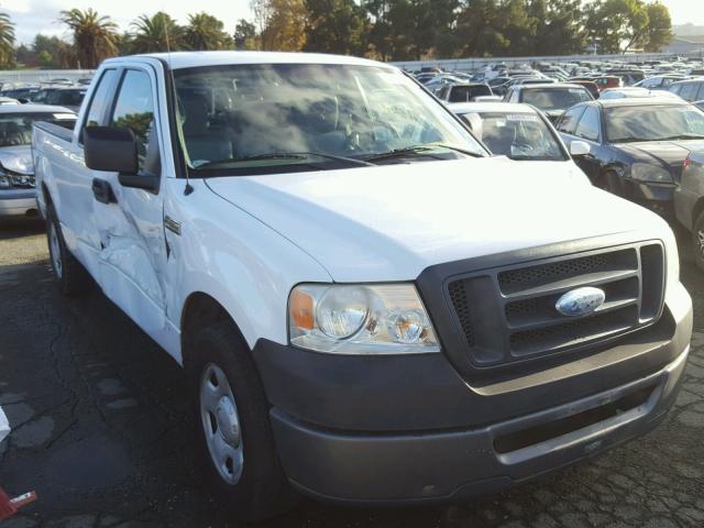 1FTPX12586KC51676 - 2006 FORD F150 WHITE photo 1