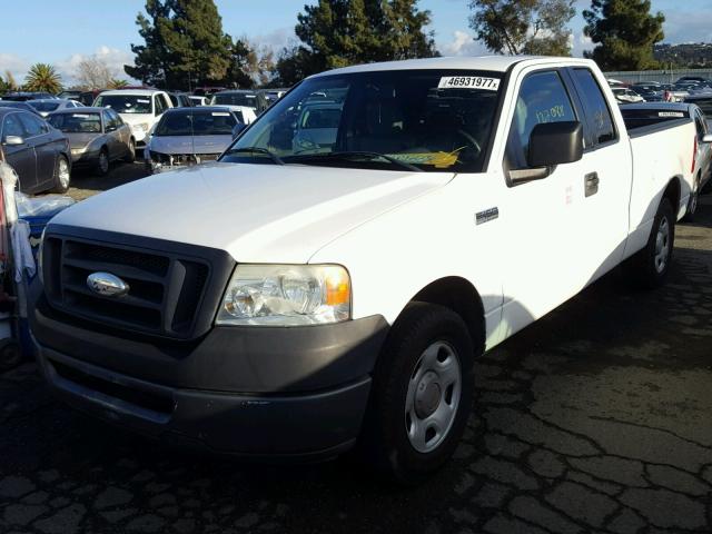 1FTPX12586KC51676 - 2006 FORD F150 WHITE photo 2