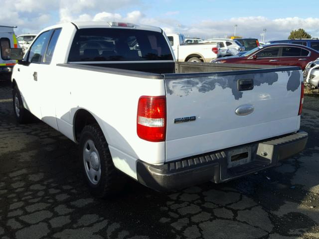 1FTPX12586KC51676 - 2006 FORD F150 WHITE photo 3