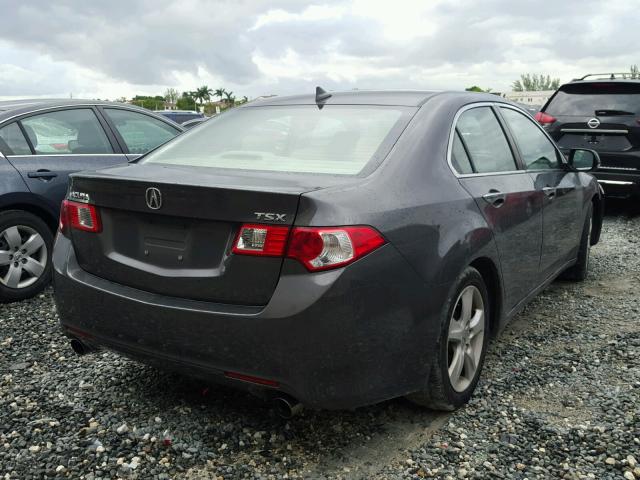 JH4CU2F63AC011002 - 2010 ACURA TSX GRAY photo 4