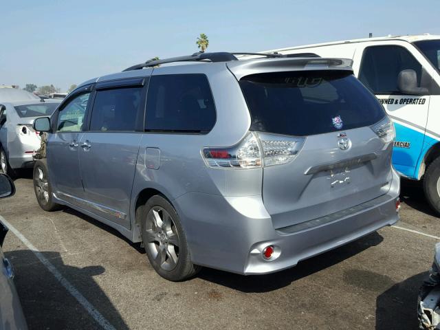 5TDXK3DC6ES521212 - 2014 TOYOTA SIENNA SPO SILVER photo 3