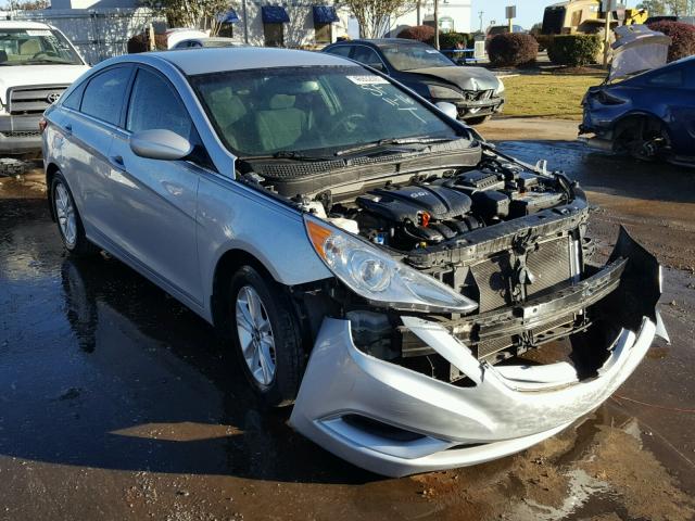 5NPEB4AC6CH502454 - 2012 HYUNDAI SONATA GLS SILVER photo 1