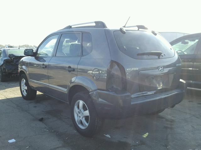 KM8JM12B37U539899 - 2007 HYUNDAI TUCSON GLS GRAY photo 3