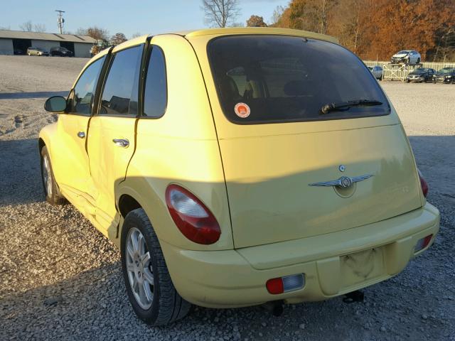 3A4FY58B87T576884 - 2007 CHRYSLER PT CRUISER YELLOW photo 3