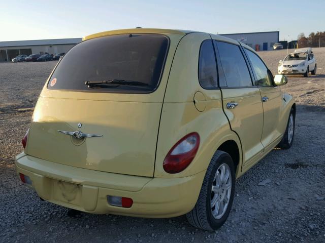 3A4FY58B87T576884 - 2007 CHRYSLER PT CRUISER YELLOW photo 4