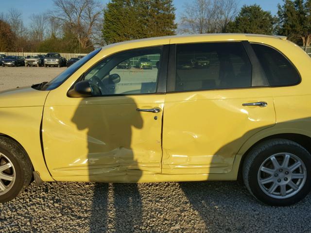 3A4FY58B87T576884 - 2007 CHRYSLER PT CRUISER YELLOW photo 9