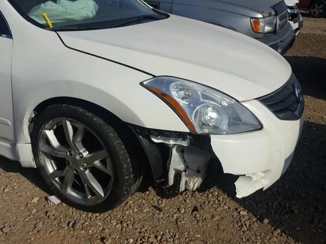 1N4BL2AP4CN521520 - 2012 NISSAN ALTIMA SR WHITE photo 9