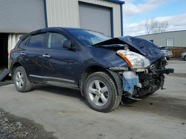 JN8AS5MV1DW656331 - 2013 NISSAN ROGUE S BLUE photo 1