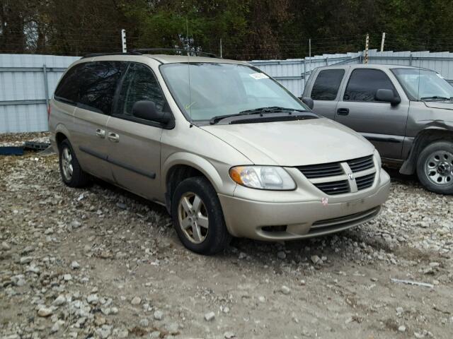 1D4GP24R87B147344 - 2007 DODGE GRAND CARA BEIGE photo 1