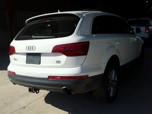 WA1LYAFEXAD002664 - 2010 AUDI Q7 PREMIUM WHITE photo 4