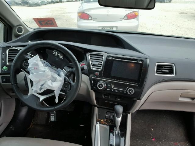 19XFB2F92FE074705 - 2015 HONDA CIVIC EXL CHARCOAL photo 9