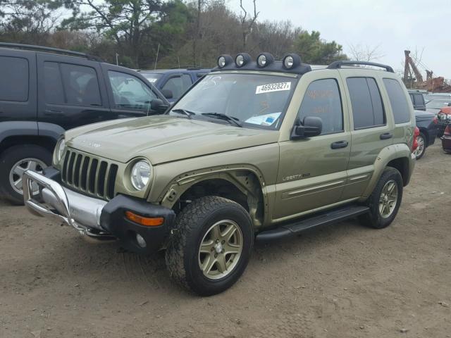 1J4GL38K22W331444 - 2002 JEEP LIBERTY RE GRAY photo 2