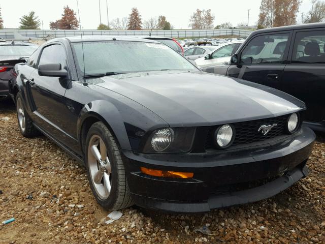 1ZVHT82H785114679 - 2008 FORD MUSTANG GT BLACK photo 1