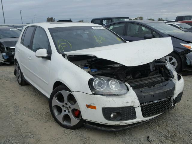 WVWHD71K29W118335 - 2009 VOLKSWAGEN GTI WHITE photo 1