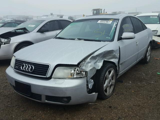 WAULT64B94N034141 - 2004 AUDI A6 3.0 QUA SILVER photo 2