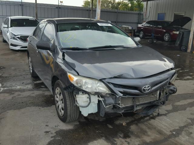 2T1BU4EE8CC882814 - 2012 TOYOTA COROLLA BA GRAY photo 1