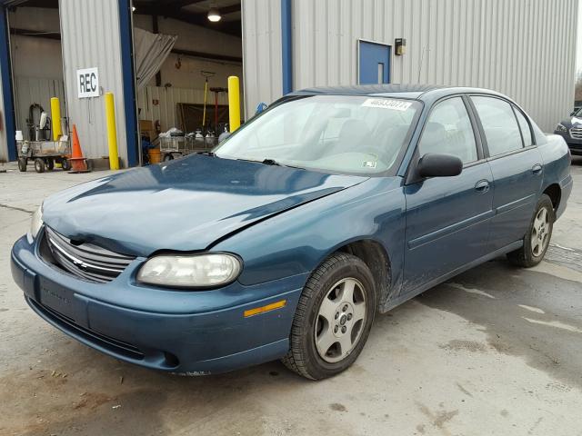 1G1ND52J33M527940 - 2003 CHEVROLET MALIBU BLUE photo 2