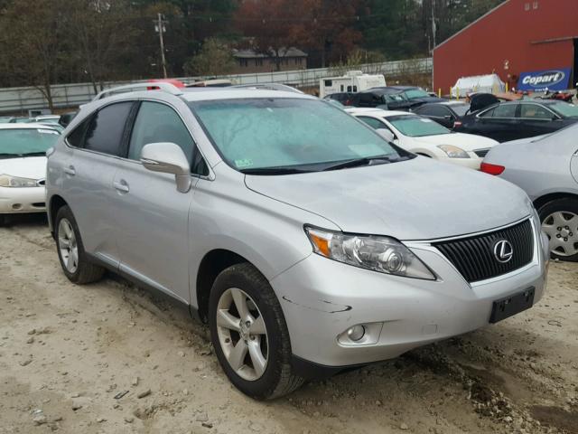 2T2BK1BA7BC104374 - 2011 LEXUS RX 350 SILVER photo 1