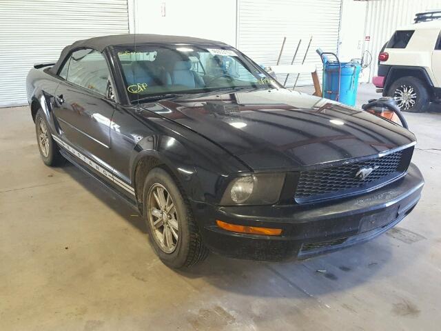 1ZVHT84N785165568 - 2008 FORD MUSTANG BLACK photo 1