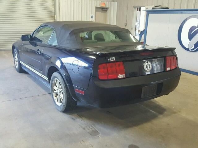 1ZVHT84N785165568 - 2008 FORD MUSTANG BLACK photo 3