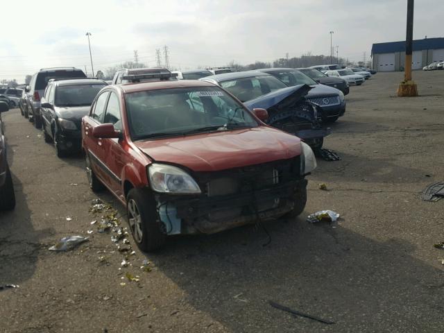 KNADE223896583219 - 2009 KIA RIO BASE RED photo 1