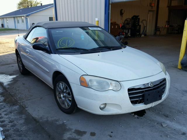 1C3EL65RX4N161329 - 2004 CHRYSLER SEBRING LI WHITE photo 1