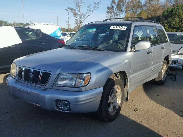 JF1SF65612H736933 - 2002 SUBARU FORESTER S SILVER photo 2
