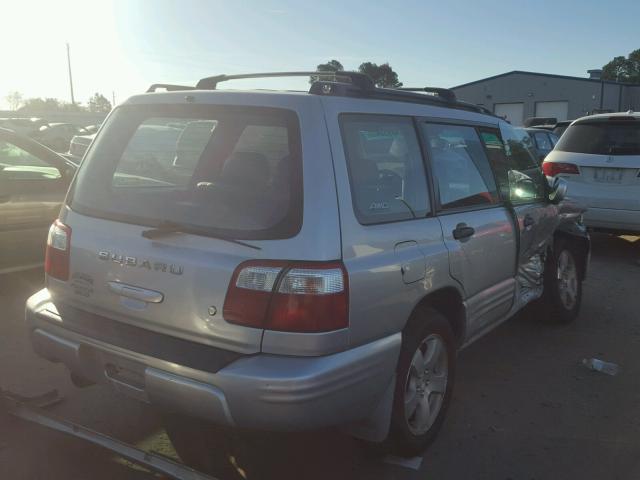 JF1SF65612H736933 - 2002 SUBARU FORESTER S SILVER photo 4