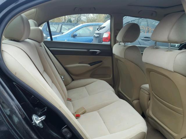 1HGFA16836L019645 - 2006 HONDA CIVIC EX 黑色 照片 6