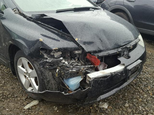 1HGFA16836L019645 - 2006 HONDA CIVIC EX 黑色 照片 9