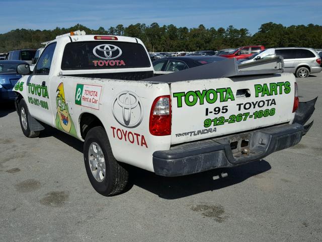 5TBJU32175S453920 - 2005 TOYOTA TUNDRA WHITE photo 3