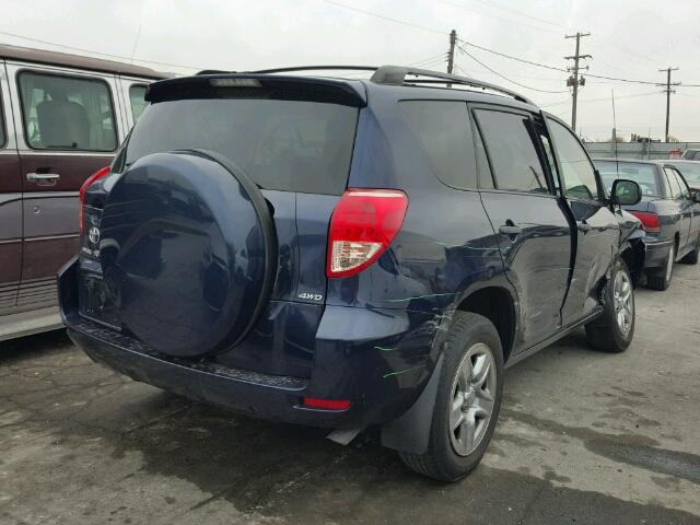 JTMBD33V675101711 - 2007 TOYOTA RAV4 BLUE photo 4