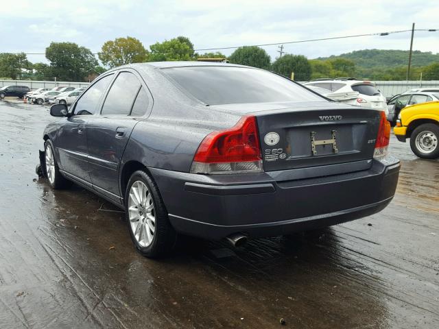 YV1RS592972617666 - 2007 VOLVO S60 2.5T SILVER photo 3