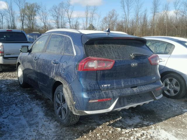 KNDCB3LC5H5080425 - 2017 KIA NIRO FE BLUE photo 3