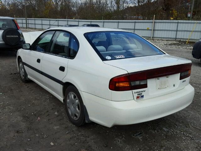 4S3BE635517212213 - 2001 SUBARU LEGACY L WHITE photo 3