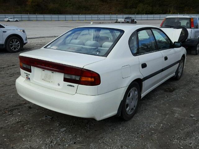 4S3BE635517212213 - 2001 SUBARU LEGACY L WHITE photo 4