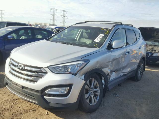 5XYZU3LBXDG106322 - 2013 HYUNDAI SANTA FE S SILVER photo 2