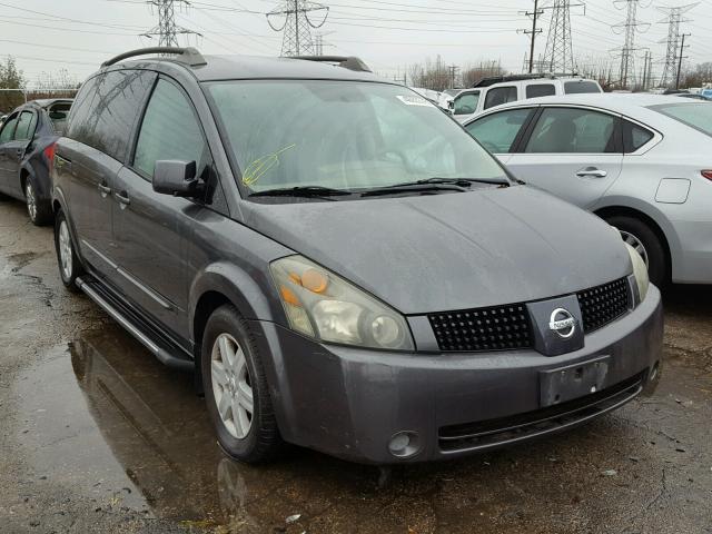 5N1BV28U65N101756 - 2005 NISSAN QUEST S GRAY photo 1