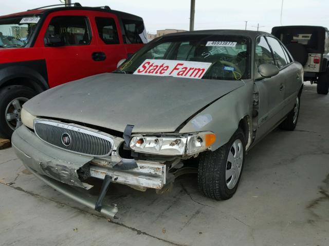 2G4WS52J821215247 - 2002 BUICK CENTURY TAN photo 2