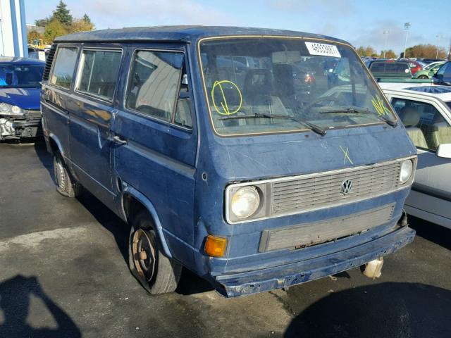 WV2YB025XEH102292 - 1984 VOLKSWAGEN VANAGON BU BLUE photo 1