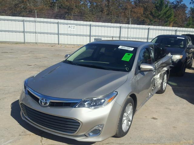 4T1BK1EB7DU012417 - 2013 TOYOTA AVALON BAS GOLD photo 2