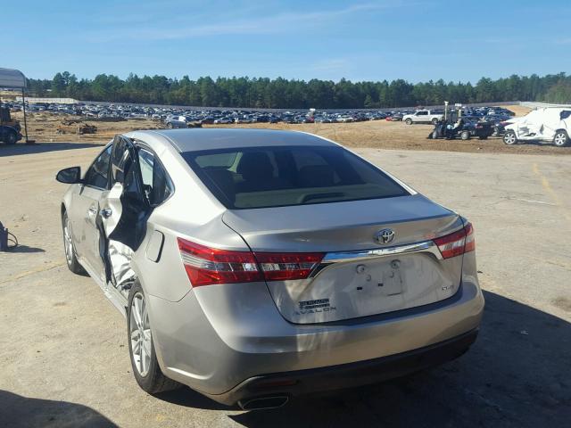 4T1BK1EB7DU012417 - 2013 TOYOTA AVALON BAS GOLD photo 3