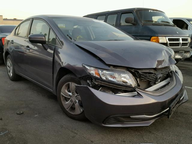 19XFB2F58FE704630 - 2015 HONDA CIVIC LX CHARCOAL photo 1