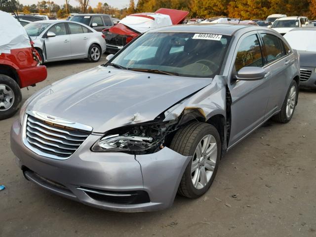 1C3CCBBB1EN185155 - 2014 CHRYSLER 200 TOURIN SILVER photo 2