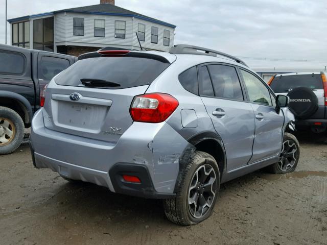 JF2GPACCXE8201775 - 2014 SUBARU XV CROSSTR SILVER photo 4