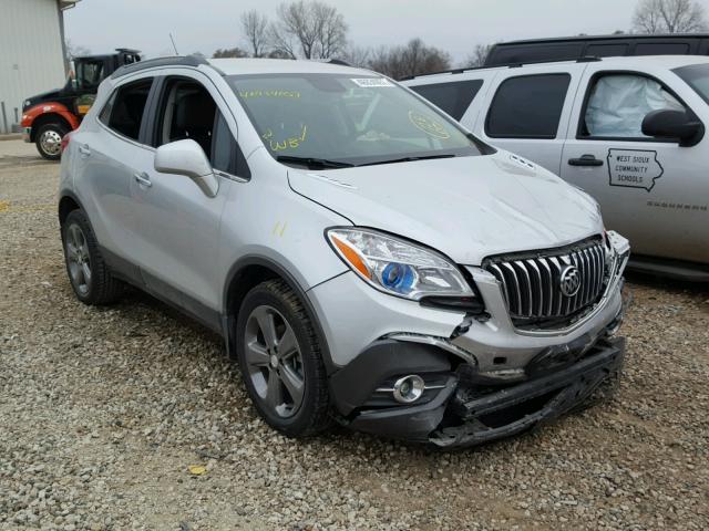 KL4CJBSB5DB128159 - 2013 BUICK ENCORE CON SILVER photo 1