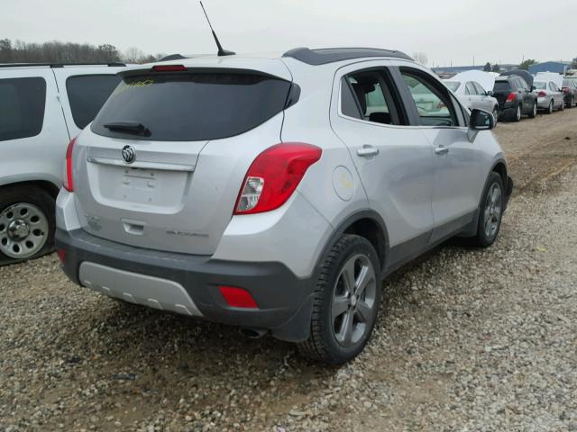 KL4CJBSB5DB128159 - 2013 BUICK ENCORE CON SILVER photo 4