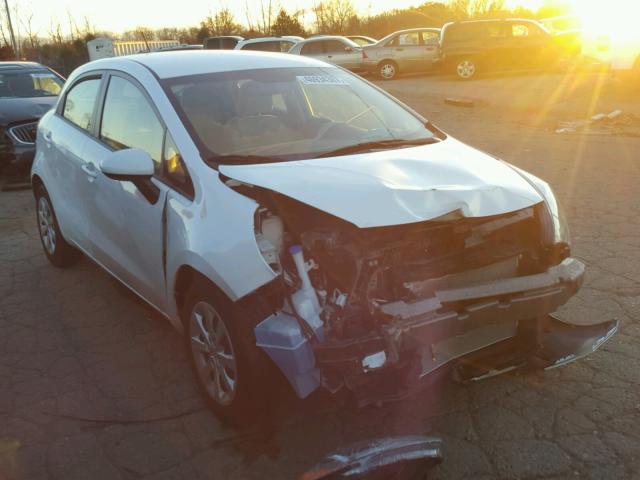 KNADM5A36D6261788 - 2013 KIA RIO LX WHITE photo 1