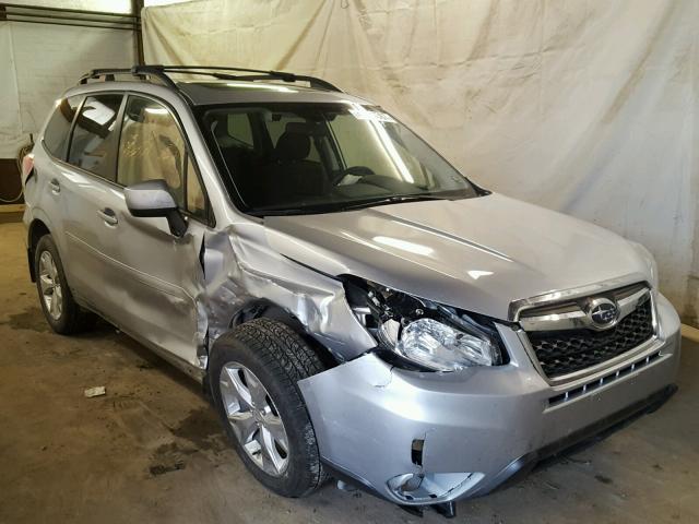 JF2SJAFC7FH554810 - 2015 SUBARU FORESTER 2 SILVER photo 1