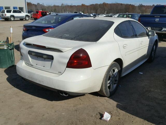 2G2WR554571205390 - 2007 PONTIAC GRAND PRIX WHITE photo 4